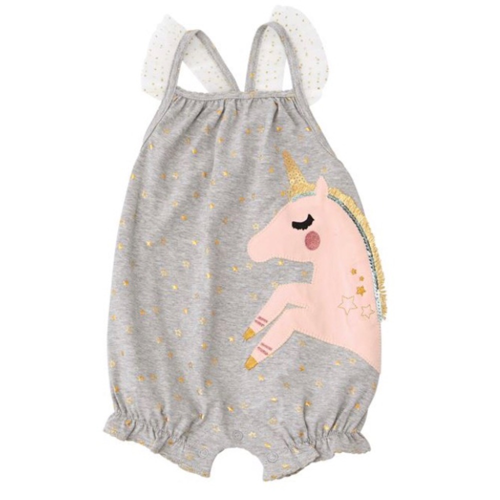 Mud Pie Unicorn Romper